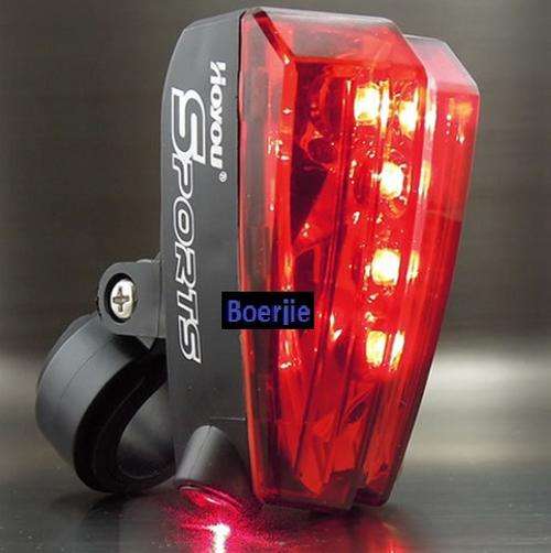 5 LED + 2 Laser Bicycle / Running Safety light - Free Shipping