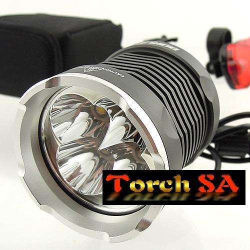 Boruit CREE 4x XM-L T6 5200Lm Bicycle Light SET