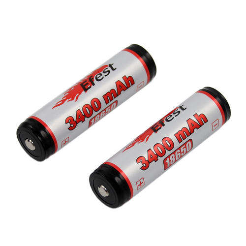 2x Efest 18650 battery 3400mAh FREE SHIPPING