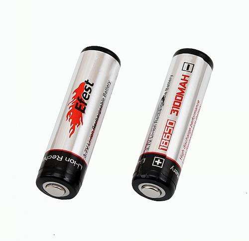 2x Efest 18650 battery 3100mAh FREE SHIPPING