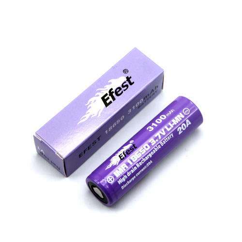 2x Efest IMR 18650 battery 3100mAh FREE SHIPPING E-Cig