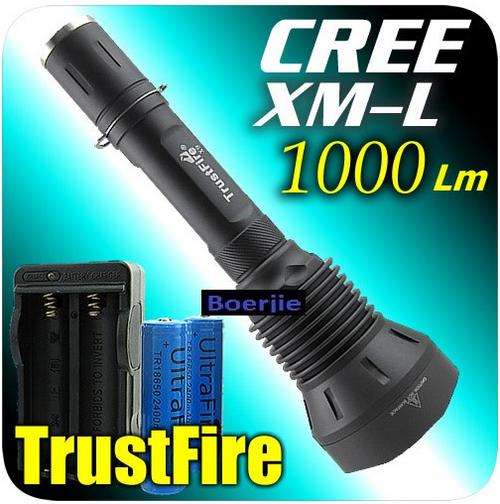 TrustFire 1000Lm CREE XM-L T6 LED Flashlight Torch SET