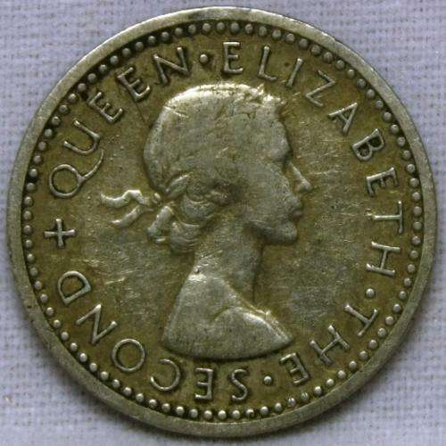 1955 + 1956 - RHODESIA - 3 PENCE
