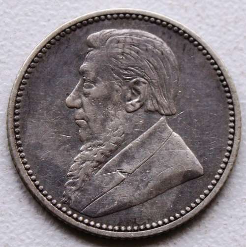 1892 ~ ZAR SixPence / 6p