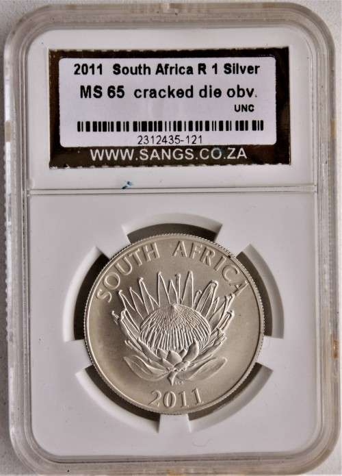 2011 ~ J.M. COETZEE UNC MINT ERROR Protea Series R1~Graded MS65 - cRaZy R1 StArT!!!
