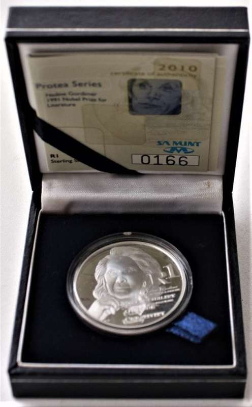 2010 ~ Protea Series PROOF R1 - Nadine Gordimer- LOW MINTAGE - R1 StArT!!!