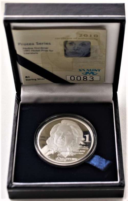 2010 ~ Protea Series PROOF R1 - Nadine Gordimer - LOW MINTAGE -  R1 StArT!!!