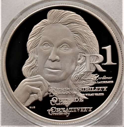 2010 ~ Protea Series PROOF R1 - Nadine Gordimer - LOW MINTAGE -  R1 StArT!!!