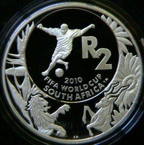2008 FIFA OFFICIAL WORLD CUP 1oz PROOF SILVER COIN