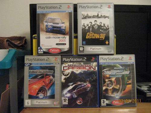 5 x Original PS2 GAMES...need for speed CARBON, n4s 2. ect ect