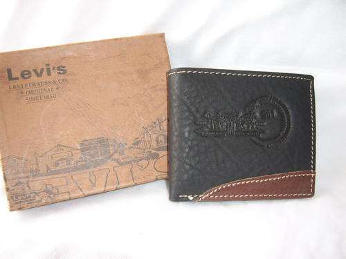 ***BRANDNEW MENS WALLET***LEVI'S BLACK***