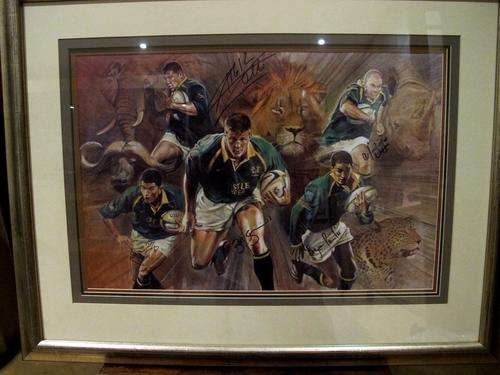 Rugby, The Big Five 2001 Limited Edition Print