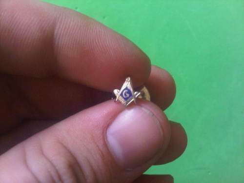 Vintage Gold MasonicTie Pin