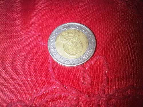 1994 -2014 20 Years Of Freedom 5 Rand Coin