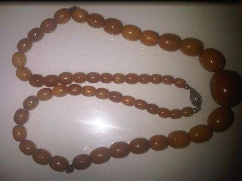 Beaded Resin Necklace