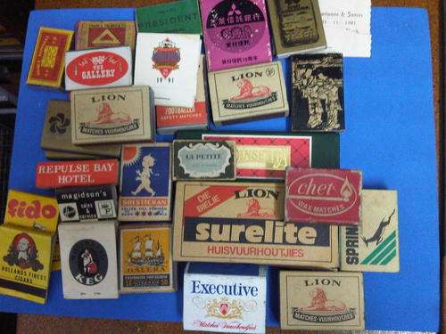 Large Collection of Match Boxes