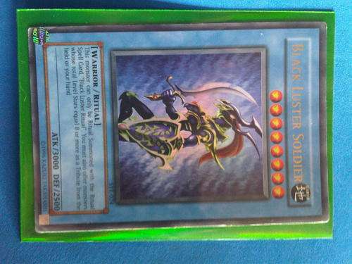 YU-GI-OH !!! : Hollographic Card - Black Luster Soldeir