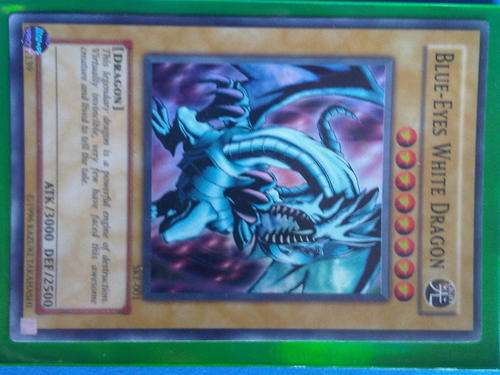 YU-GI-OH !!! : Hollographic Card - Blue Eyes White Dragon