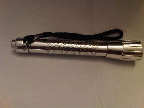 White Metal Hand Torch