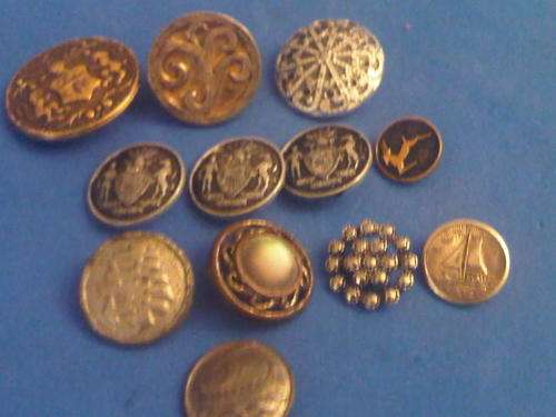 Assorted Metal Odd Buttons