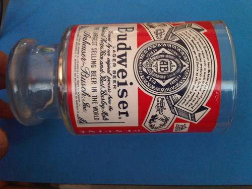 Large BUDWEISER LAGER BEER JUG