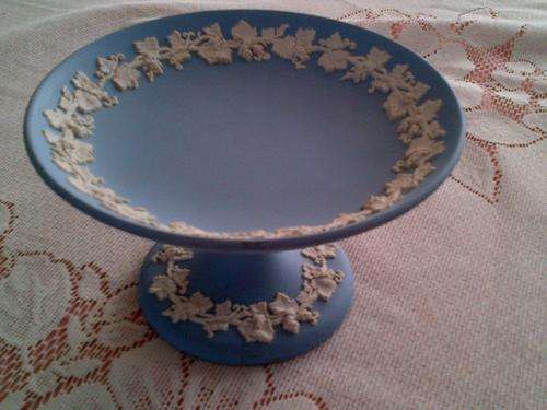Delicate Wedgewood Dish On A Stand