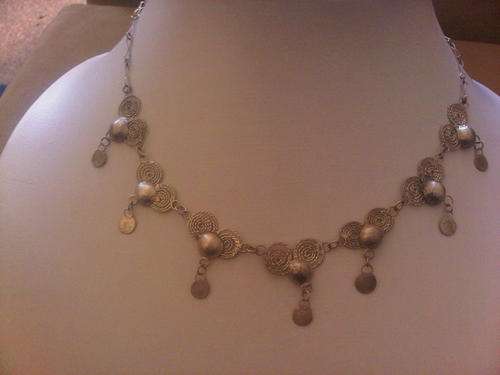 Mozambiquan Hand Made Silver Necklace