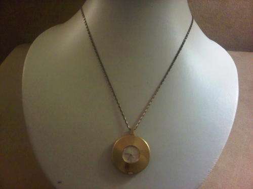 SEIKO Gold Plated Watch Pendant & Chain