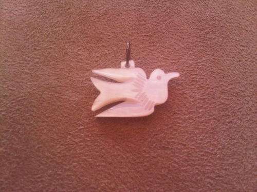 Mother Of Pearl Dove Charm