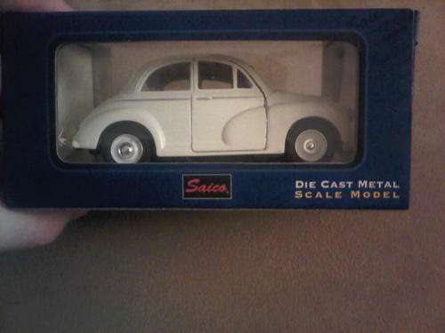 WOW 1956 White Morris Minor Car In Origional Box SPCA