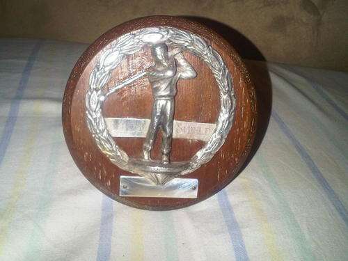 Silver Tone Sanlam Shield Golf Trophy
