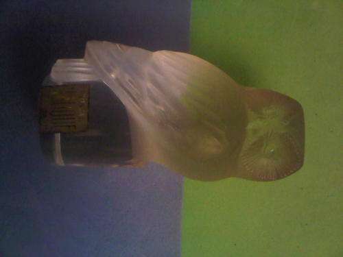 !!! WOW !!! Exquizitely Made LALIQUE French Crystal Owl ( Car Mascot ?) SPCA