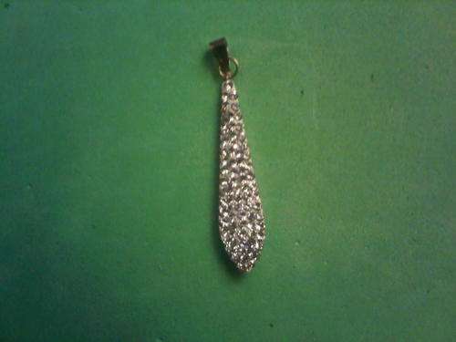 Amazing 9ct Gold & Many Stone Pendant