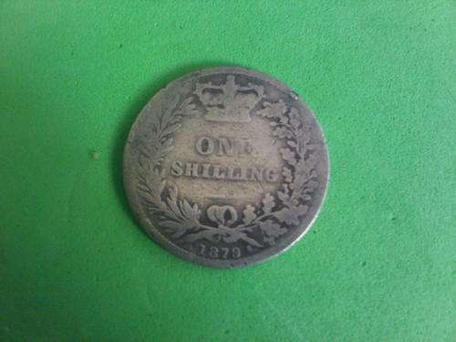 1879 Silver One Shilling