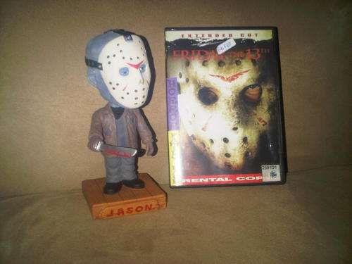 Friday The 13th Movie & Original Jason Killer Figurine Bobble Head