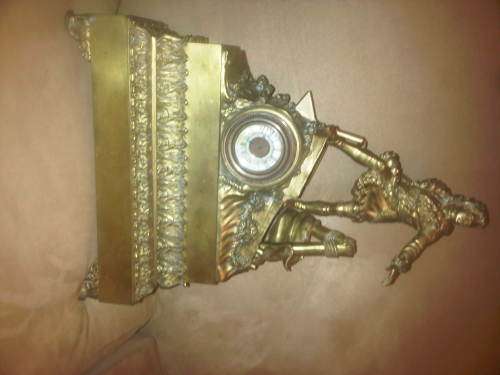 Antique 10 KG SOLID BRASS Ornate Shipwreck Mantle Clock