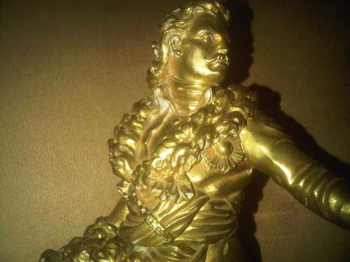 Antique 10 KG SOLID BRASS Ornate Shipwreck Mantle Clock