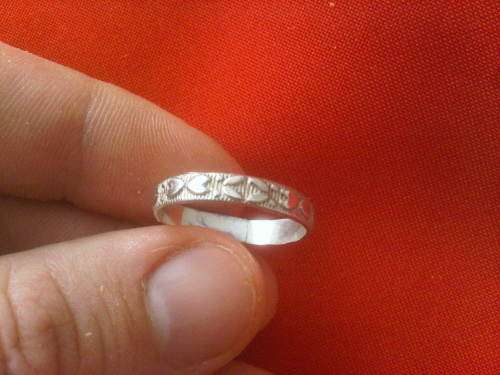 Vintage Sterling Silver Heart Design Ring