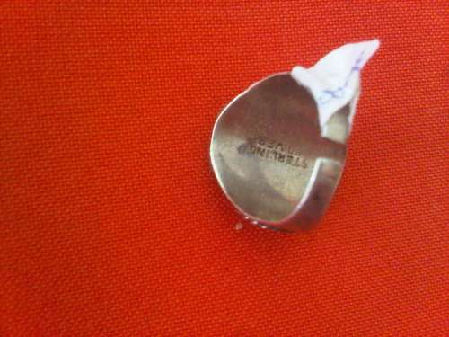 Vintage Sterling Silver Siam Ring