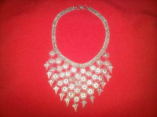 Vintage Silver Hand Made Fillagry Necklace