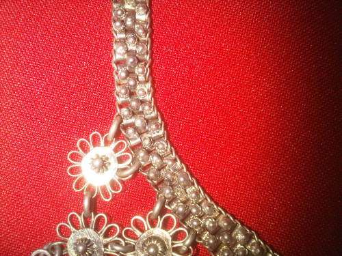 Vintage Silver Hand Made Fillagry Necklace