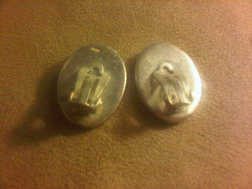 Vintage Sterling Silver Lapis Lazuli Clip On Earings