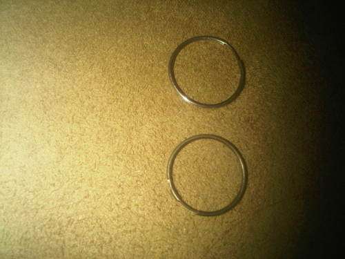 Vintage Sterling Silver Loop Earings