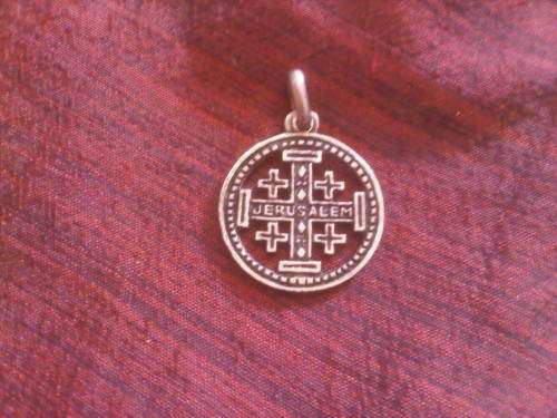 Vintage Sterling Silver Jerusalem Pendant