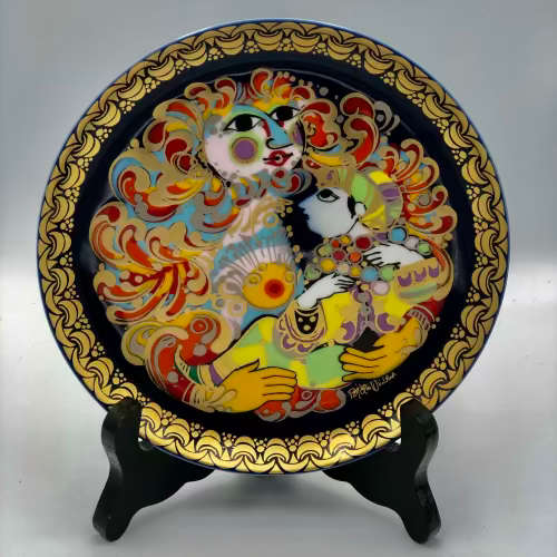 Motif 5: `Aladdin and the Wonder Lamp` Plates by Bjorn Wiinblad (Rosenthal)