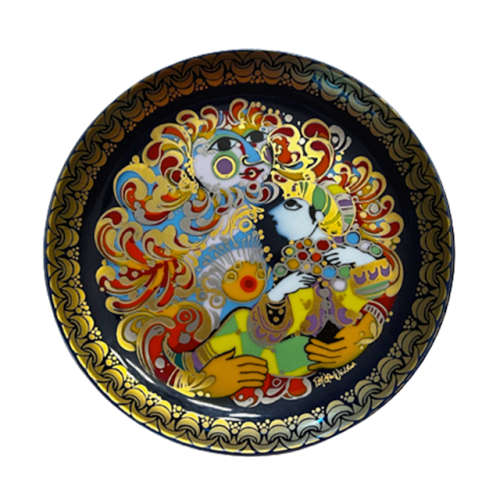 Motif 5: `Aladdin and the Wonder Lamp` Plates by Bjorn Wiinblad (Rosenthal)