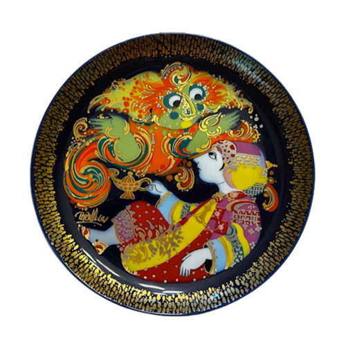 Motif 1: `Aladdin and the Wonder Lamp` Plates by Bjorn Wiinblad (Rosenthal)