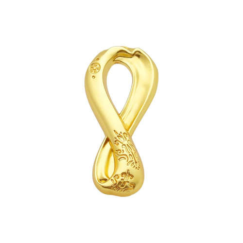 2022 FIFA World Cup Qatar Gold Logo Lapel Pin