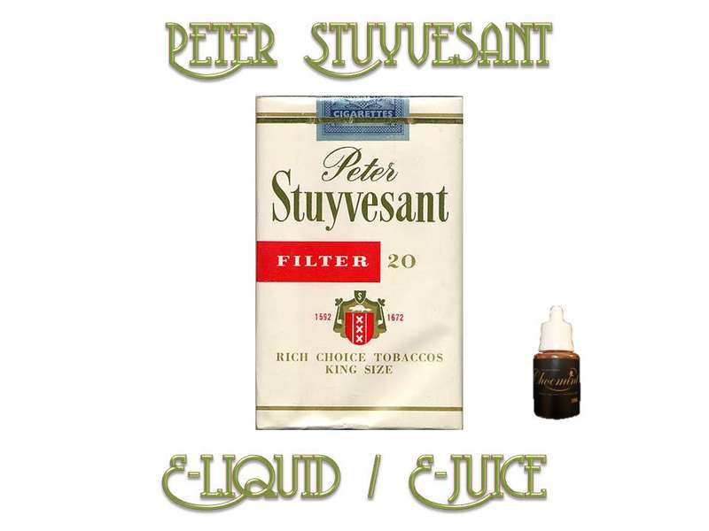 Peter Stuyvesant E-Cigarettes E-Liquid / E-Juice (30ml) - Available in 3 Nicotine Strengths
