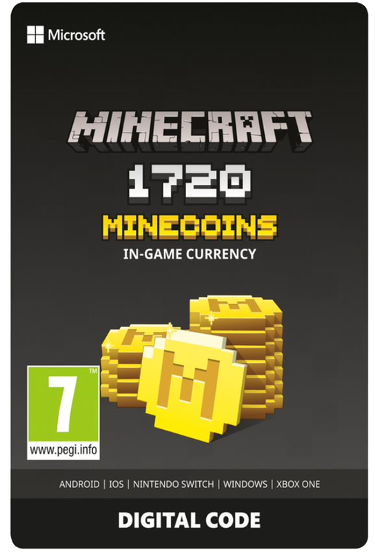 XBOX MINECRAFT 1720 COINS D